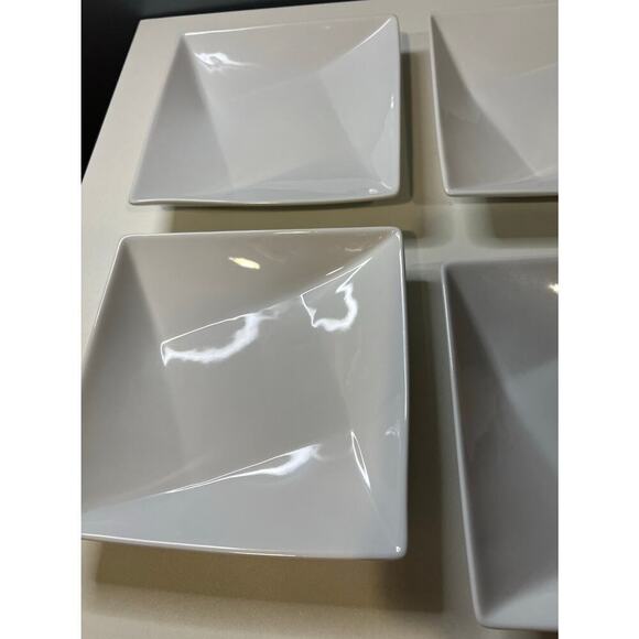 EUC Crate & Barrel Appetizer Plates - Set of 4 - Picture 4 of 8